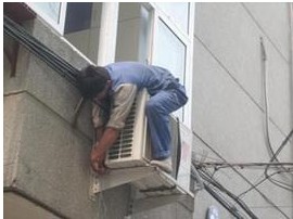 合肥绿都花园空调外机搬家卸装